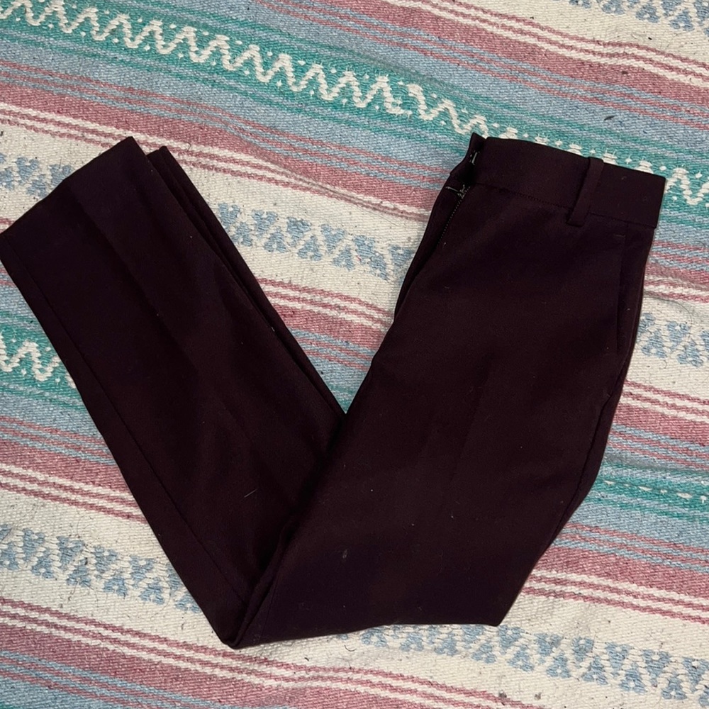 3.1 Phillip Lim maroon wool dress pants